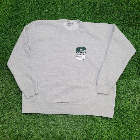 Vintage Michigan State Sweatshirt Womens 2XL 25x26 USA - Picture 2 of 16
